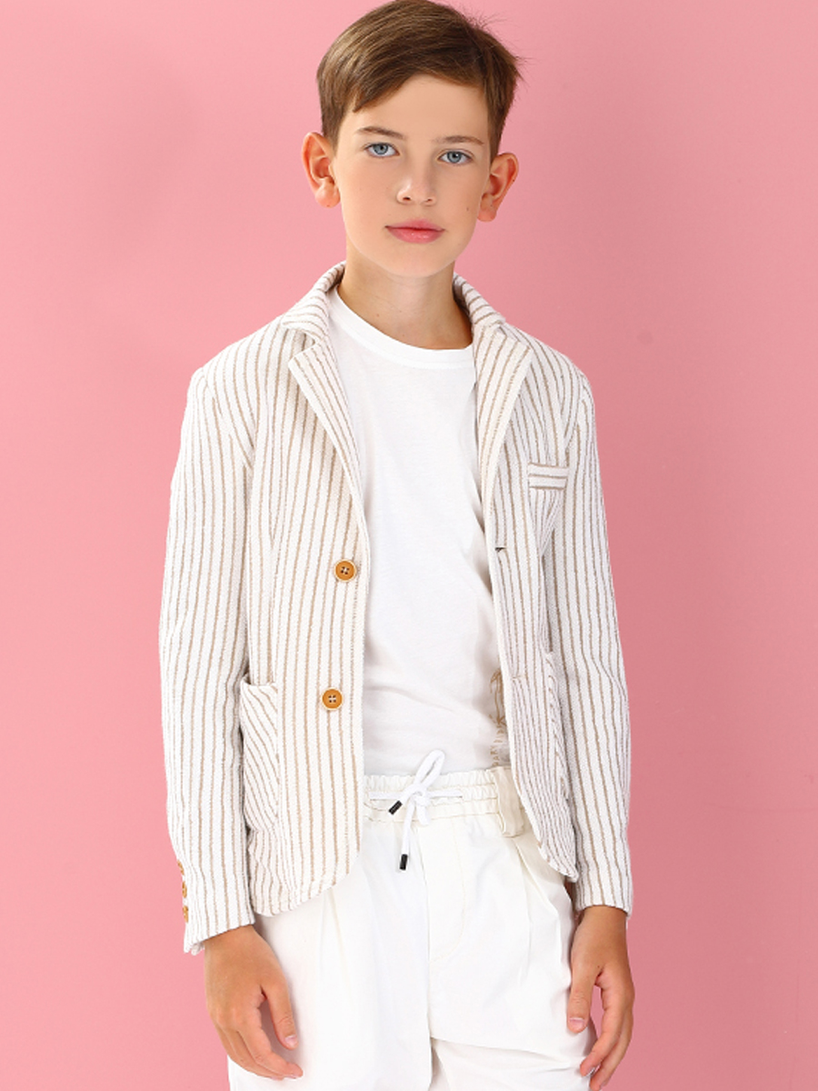 Пиджак Y-clu', размер 158, цвет белый