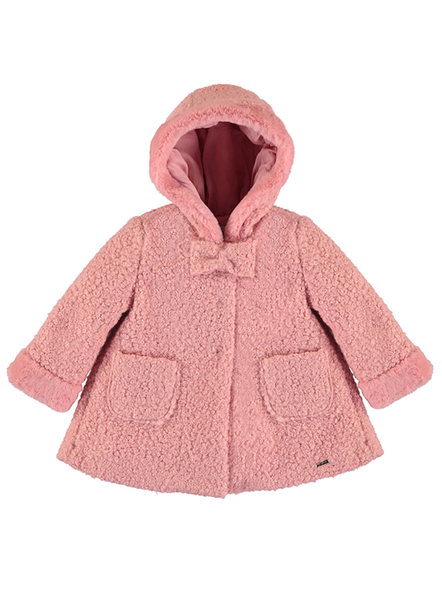 Пальто Mayoral, размер 2 года, цвет розовый 2.435/52 - фото 1
