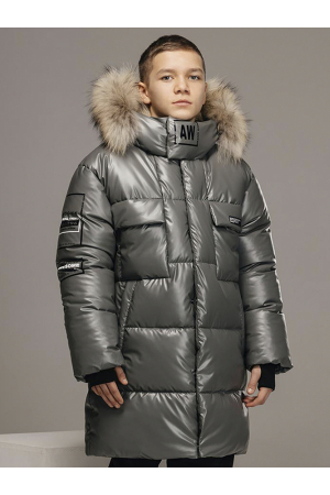 Куртка для детей GnK (Россия) Серый ЗС-975/9397
