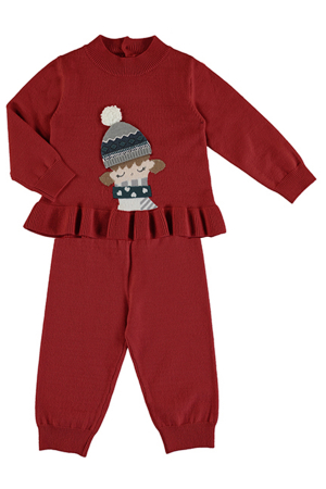 Джемпер+брюки для малышей Mayoral (Испания) Красный 2.543/76