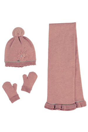 Шапка+шарф для малышей Mayoral (Испания) Розовый 10.280/63