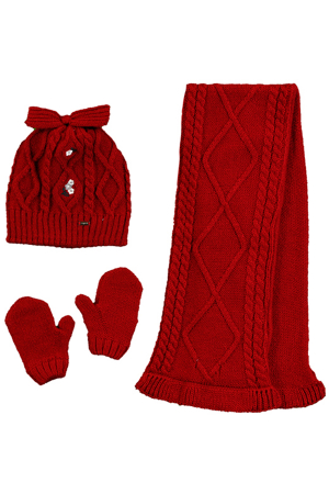 Шапка+шарф для малышей Mayoral (Испания) Красный 10.281/66