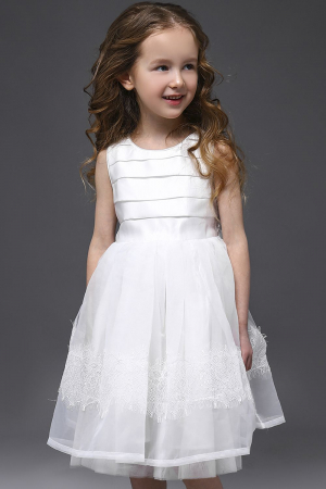 Платье для девочек Gaialuna (Китай) Белый G1441
