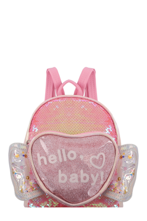 Рюкзак для малышей Multibrand (Китай) Разноцветный 98030-pink