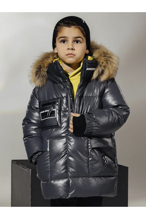 Куртка для малышей GnK (Россия) Серый ЗС-973/195