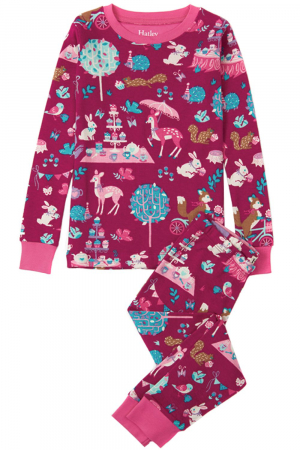 Пижама для малышей Hatley (Индия) Розовый PJATEAS181