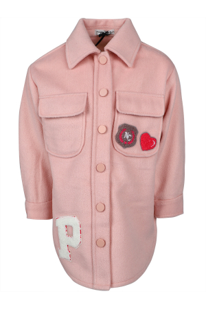 Куртка-рубашка для девочек To Be Too (Китай) Розовый TBT1919