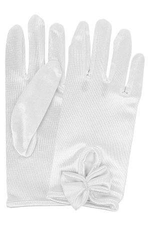 Перчатки для девочек Veneziano (Италия) Белый CFП