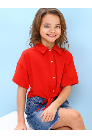 Блуза для детей Gaialuna (Китай) Красный G3233