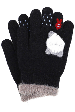 Перчатки для девочек Laddobbo (Китай) Чёрный AP-37882-3-7