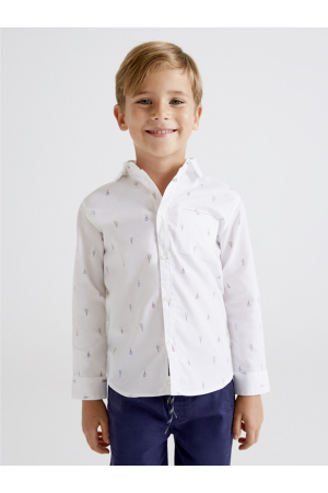 Рубашка для мальчиков Mayoral (Испания) Белый 3.123/47