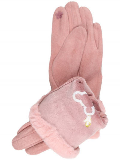 Перчатки Перчатки Розовый